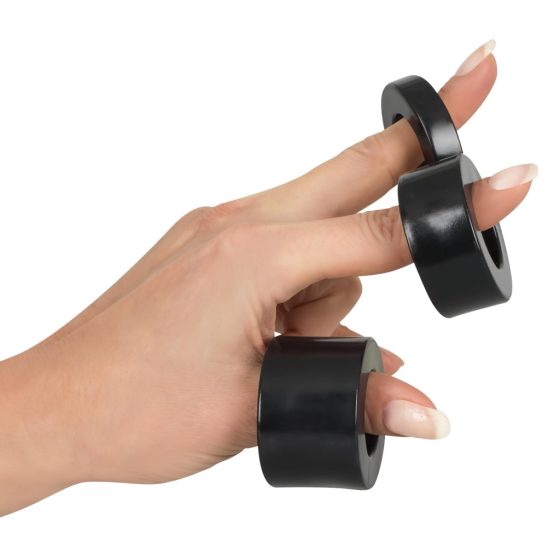 Rebel Ball - Penis and Testicle Ring and Extender Set - (Black)