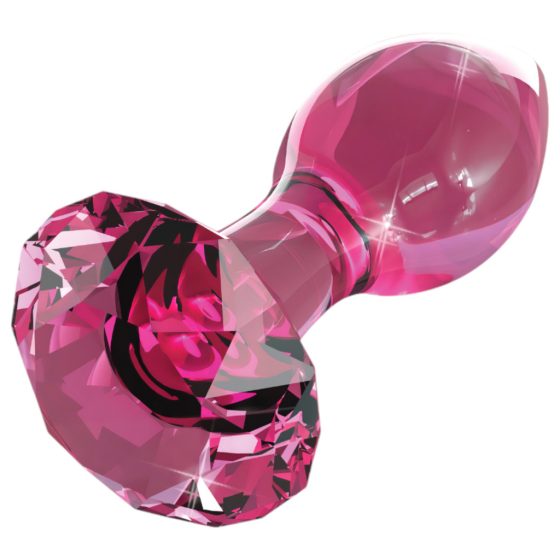 Icicles No. 79 - Tapered Glass Anal Dildo (Pink)