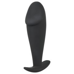 / Black Velvet - Large Tip Anal Dildo (Black)