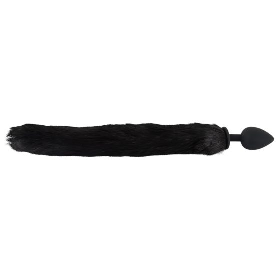 Bad Kitty - Cat Ear and Tail Anal Dildo Set - (Black)