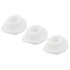   Womanizer Premium S - Replacement Suction Heads Set - White (Pack of 3)