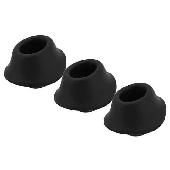 Womanizer Premium M - Replacement Suction Cup Set - Black (3pcs)