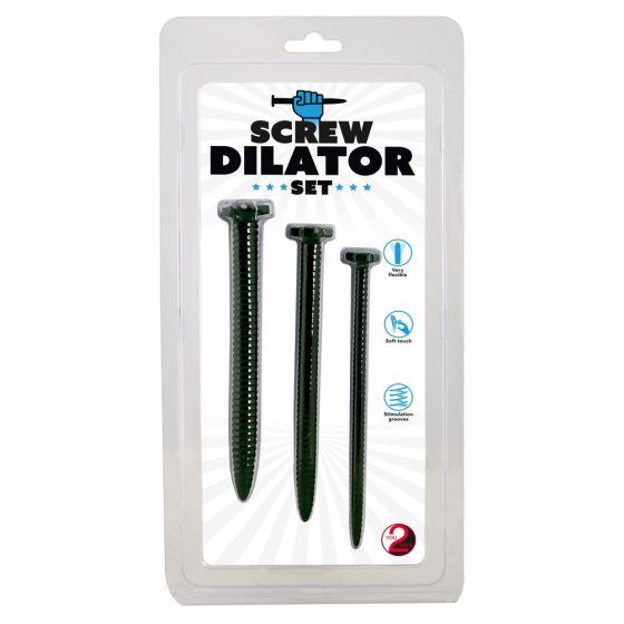 You2Toys - Screw Dilator - Screw Dilator Dildo Set (3 pieces)