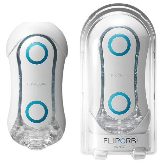 / TENGA Flip Orb Rush Super Masturbator (Turquoise-White)