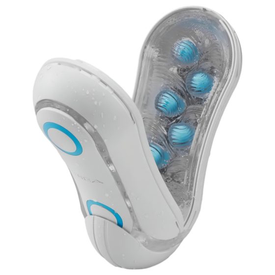 / TENGA Flip Orb Rush Super Masturbator (Turquoise-White)