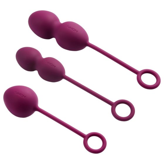 Svakom Nova - 3-piece Kegel Ball Set (Purple)