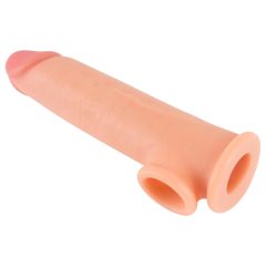   Realistixxx - Ball Ring Extended Penis Sleeve - 19cm (Natural)