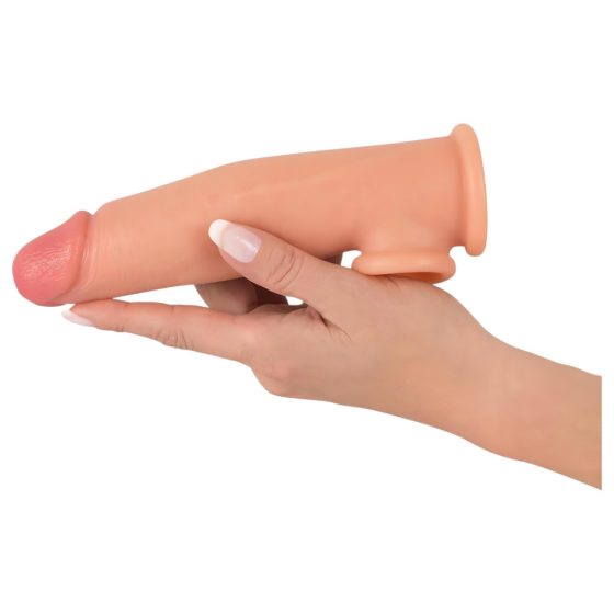 Realistixxx - Ball Ring Extended Penis Sleeve - 19cm (Natural)