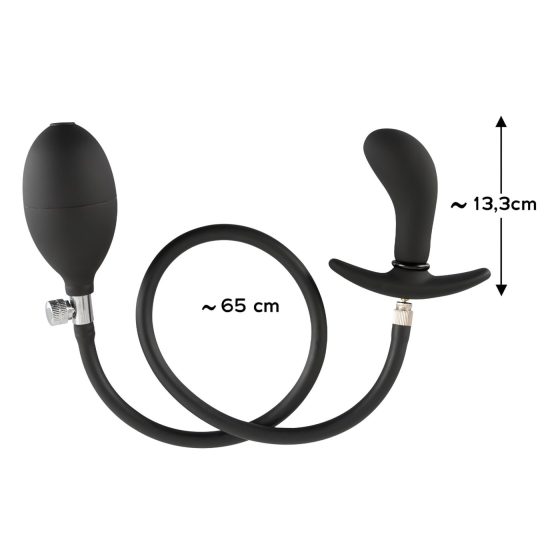 You2Toys - inflatable anal expanding plug (black)