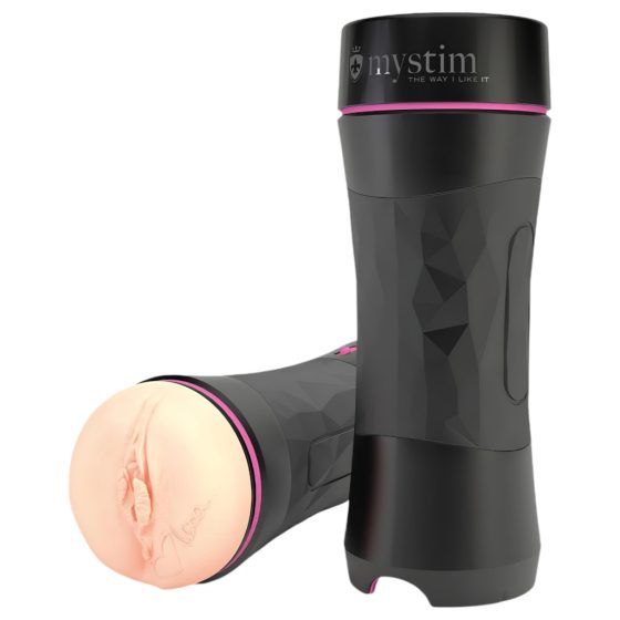 mystim OPUS Mica - Realistic Masturbator (Natural-Black)