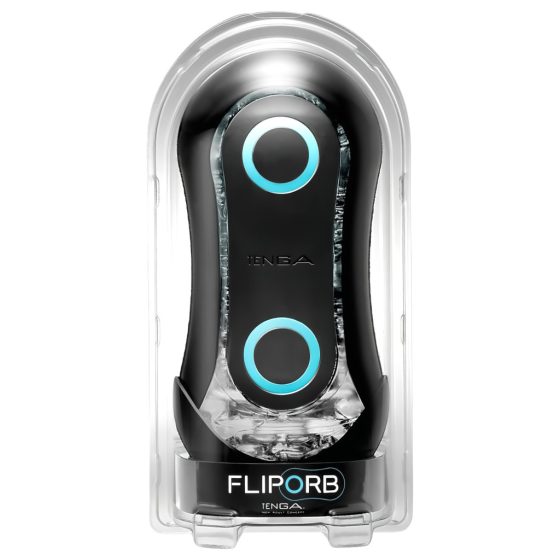 / TENGA Flip Orb Strong - Extra Strong Masturbator (Turquoise-Black)