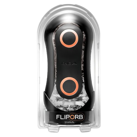 TENGA Flip Orb Strong - Powerful Masturbator (Orange-Black)