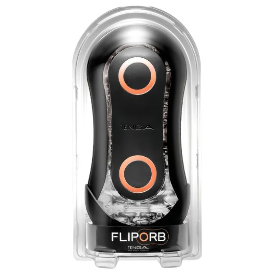 TENGA Flip Orb Strong - Powerful Masturbator (Orange-Black)