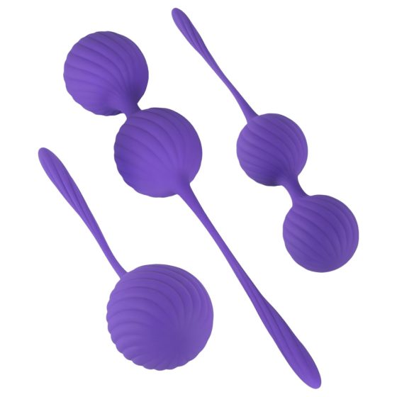 / SMILE 3 Kegel - purple kegel ball set (3 pieces)