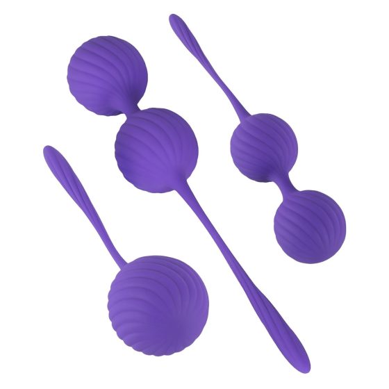 / SMILE 3 Kegel - purple kegel ball set (3 pieces)