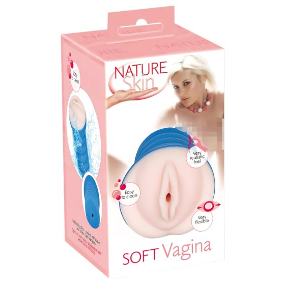 Realistic Flesh Masturbator (Natural-Blue)