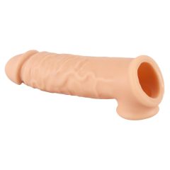   Realistixxx - Cock Sleeve with Testicle Ring - 6.3in (Natural)