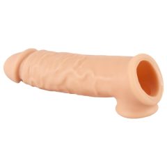   Realistixxx - Cock Sleeve with Testicle Ring - 6.3in (Natural)