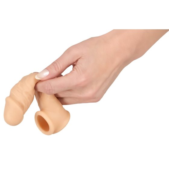 Realistixxx - Cock Sleeve with Testicle Ring - 6.3in (Natural)