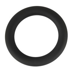 Black Velvet - Silicone Penis Ring (Black) - 5cm