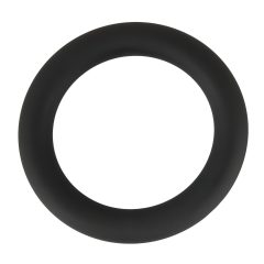 Black Velvet - silicone penis ring (black) - 5 cm