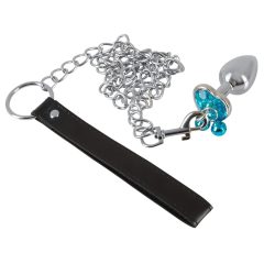 You2Toys - Butt Plug Set with Leash (Silver)