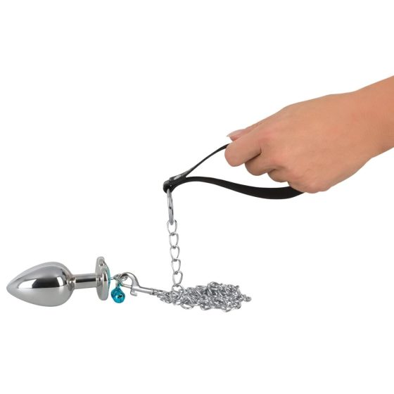 You2Toys - Butt Plug Set with Leash (Silver)