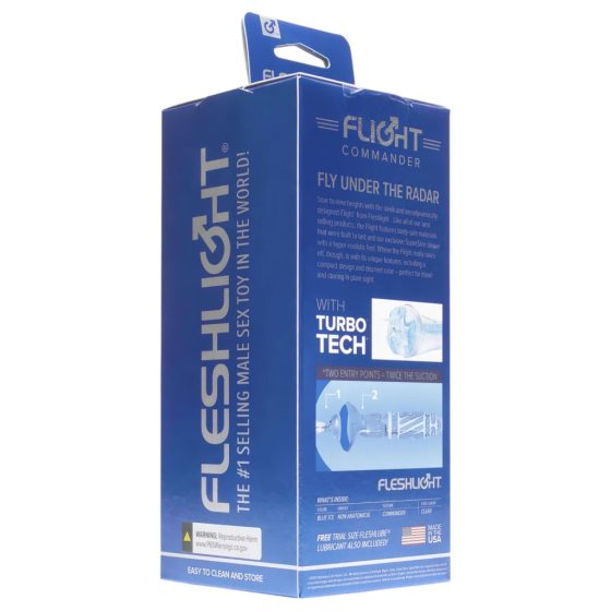 Fleshlight Flight Commander - suction masturbator (blue)