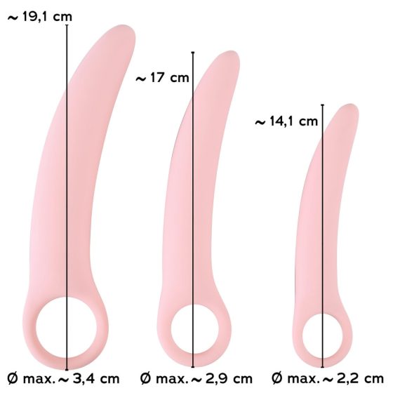 SMILE - Vaginal Dilators - Pink Set (3 Pieces)