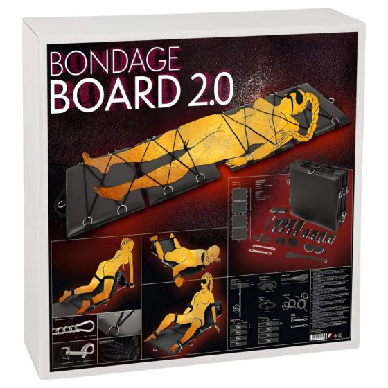 You2Toys Bondage Board 2.0 - Portable Bondage Bed Set