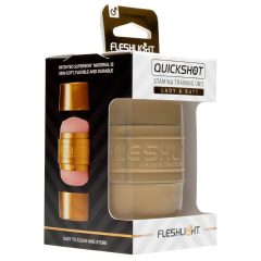   Fleshlight Quickshot Stamina Training Unit - Artificial Vagina and Anus (Pink)