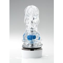 TENGA Aero - Super Suction Mouth Masturbator (White-Blue)