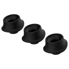   Womanizer L - Replacement Suction Cups Set - Black (3pcs) - Large