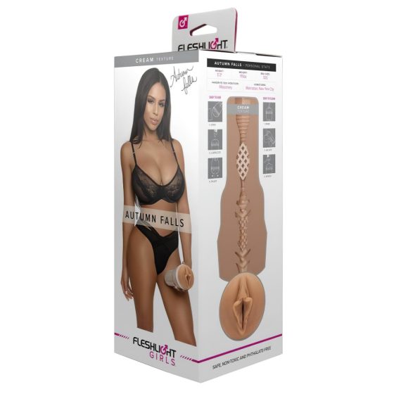 Fleshlight Autumn Falls Cream - Lifelike Vagina (Natural)