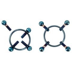 Bad Kitty - Twisted Nipple Jewelry (Circle) - Blue