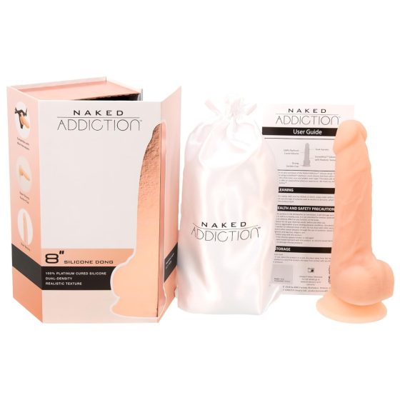 Naked Addiction 8 - Realistic Dildo with Suction Cup (20cm)