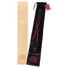 Fifty Shades of Grey - Collar with Leash (Black-Red)