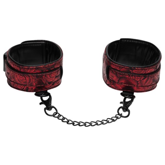 Fifty Shades of Grey - Ankle Cuffs (Black-Red)