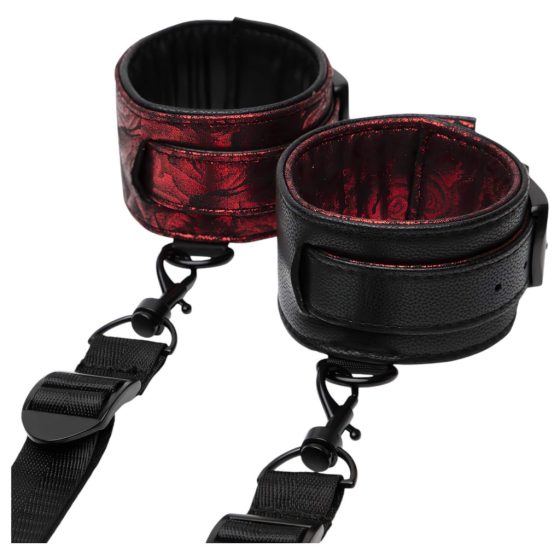 Fifty Shades of Grey - handcuff set (black-red)