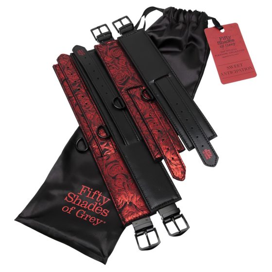 Fifty Shades of Grey - handcuff set (black-red)