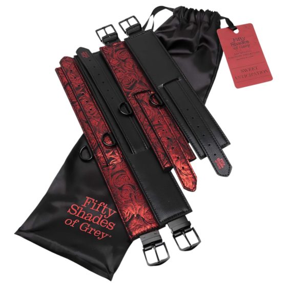 Fifty Shades of Grey - handcuff set (black-red)