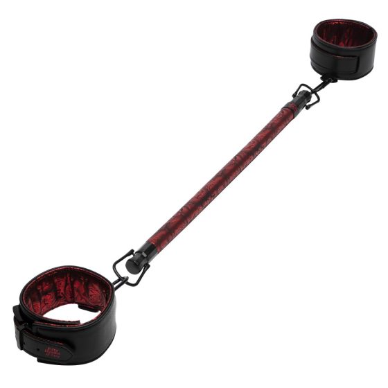 Fifty Shades of Grey - Spreader Bar with Cuffs (Black-Red)