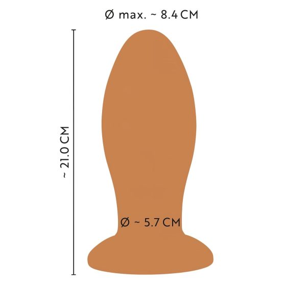 ANOS - Large Anal Dildo (Orange)