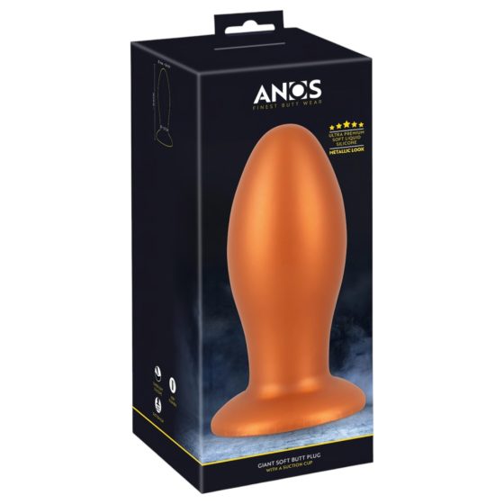 ANOS - Large Anal Dildo (Orange)