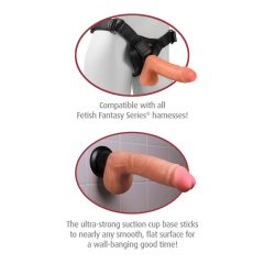 Real Feel Deluxe No.5 - Realistic Vibrator (Natural)