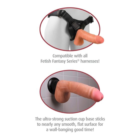 Real Feel Deluxe No.5 - Realistic Vibrator (Natural)