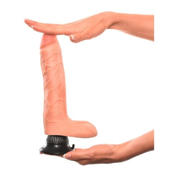 Real Feel Deluxe No.6 - Lifelike Dildo Vibrator (Natural)