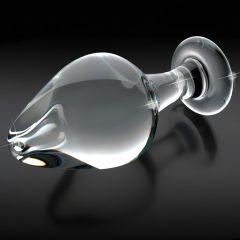 Icicles No. 25 - Tapered Glass Anal Dildo (Clear)