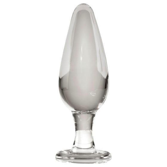 Icicles No. 26 - Tapered Glass Anal Dildo (Transparent)