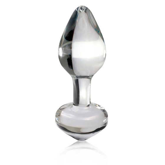 Icicles No. 44 - Cone-shaped, Glass Anal Dildo (Transparent)